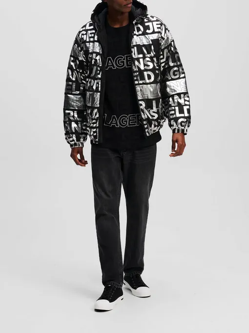 Džinsi KARL LAGERFELD JEANS Klj Tapered Denim | A1M10048 32' (Fotoattēls 4)