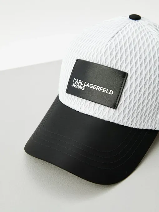Купить Бейсболка KARL LAGERFELD JEANS Klj Mesh Cap White A2M33043 Podiumriga.lv (Фото 2)