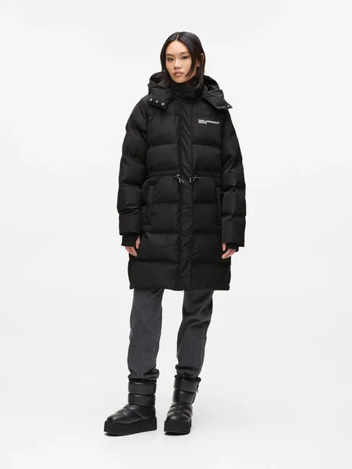 Buy: Women Down jacket KARL LAGERFELD Klj Long Puffer Black-S from