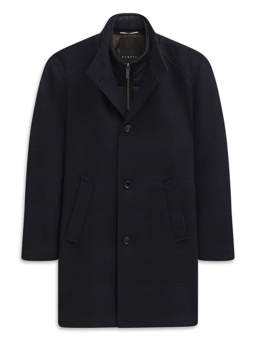 Buy: Men Coat BUGATTI Mens Coat Wool Blue from Podiumriga.lv