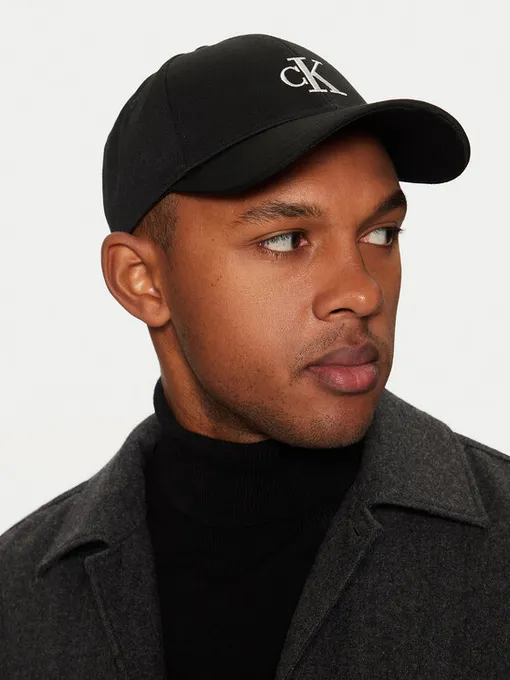 Buy Baseball cap CALVIN KLEIN Monogram Embro Black | K50K512147BEH  (Photo 2)