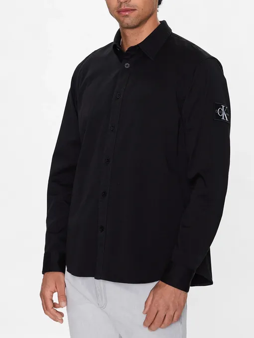 Krekls CALVIN KLEIN JEANS Monologo Badge Relaxed Shirt | J30J323255BEH