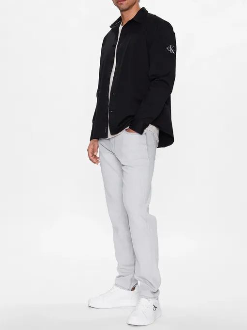 Krekls CALVIN KLEIN JEANS Monologo Badge Relaxed Shirt | J30J323255BEH (Fotoattēls 2)