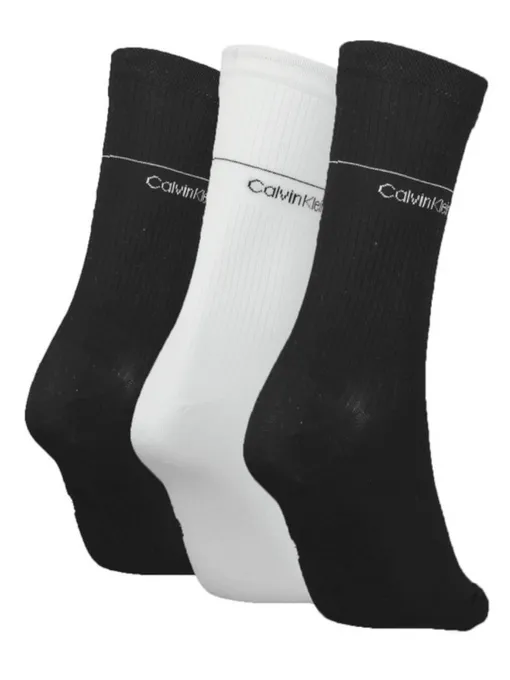 Zeķes CALVIN KLEIN Black 3 Pck | 701224982 001 (Fotoattēls 2)