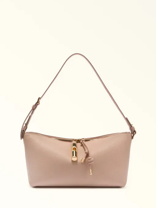【新品未使用✨️】FURLA ベージュ ピンク　レザー ビジネスバッグ furla-debby-mini-anemone-pink-