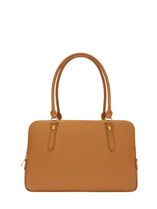 Buy: Women Bag FURLA Giulia L Boston Tabacco Brown from Podiumriga