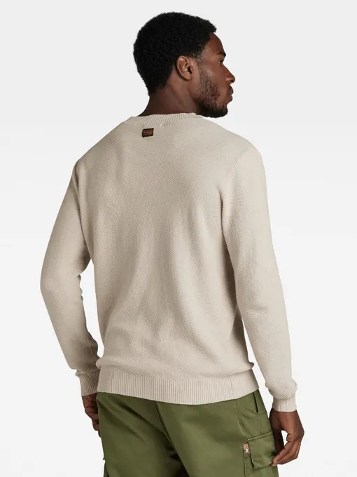 Džemperis G-STAR Moss R Knit | D24461 D631 1603  (Fotoattēls 3)
