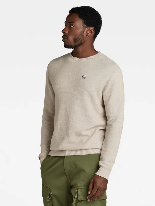 Džemperis G-STAR Moss R Knit | D24461 D631 1603  (Fotoattēls 2)