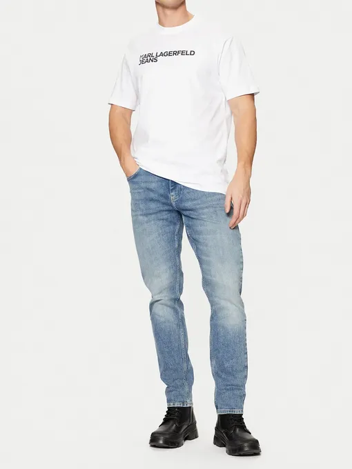 Купить Футболка KARL LAGERFELD JEANS Klj Reg Ss Essential Tee A1M17002 Podiumriga.lv (Фото 2)