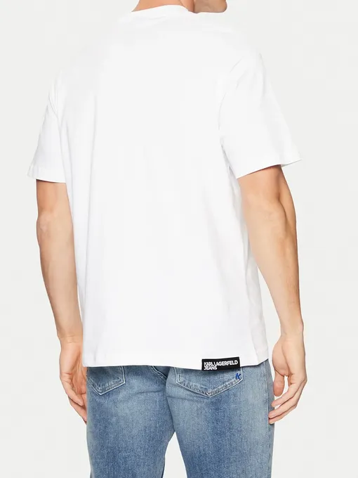 Купить Футболка KARL LAGERFELD JEANS Klj Reg Ss Essential Tee A1M17002 Podiumriga.lv (Фото 4)