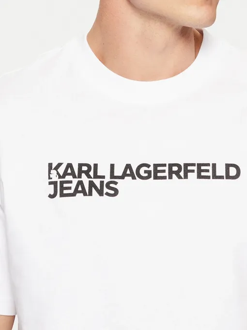 Купить Футболка KARL LAGERFELD JEANS Klj Reg Ss Essential Tee A1M17002 Podiumriga.lv (Фото 3)