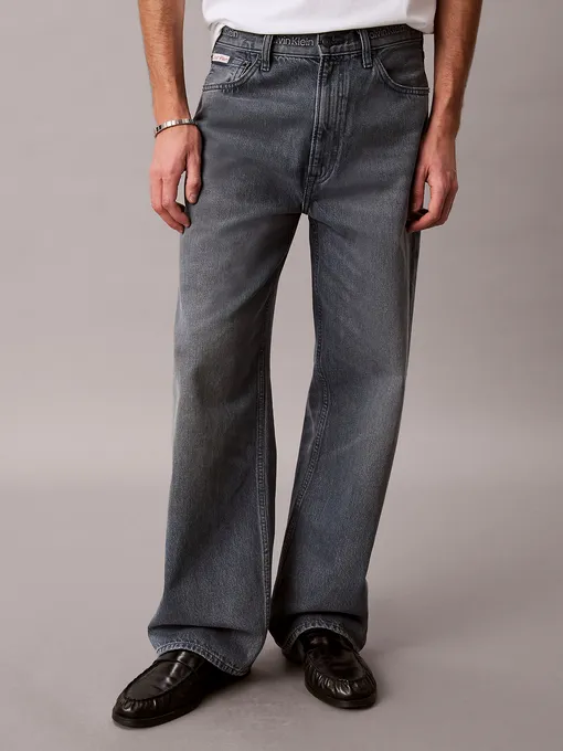 Buy: Men Jeans CALVIN KLEIN JEANS Baggy Blue Ash Stone Jean Gray