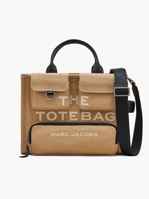 Buy: Women Bag MARC JACOBS The Cargo Canvas Medium Tote Bag Camel
