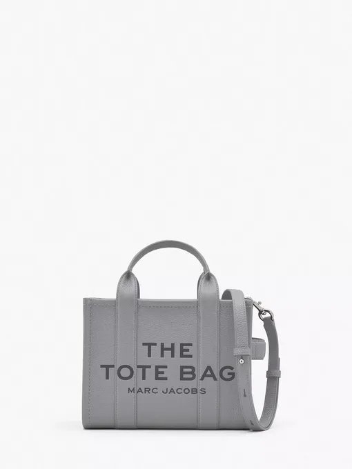 Buy: Women Bag MARC JACOBS The Leather Small Tote Bag Wolf Grey